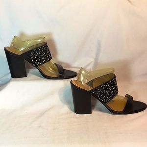 Jasmin Slides Chunky Heels